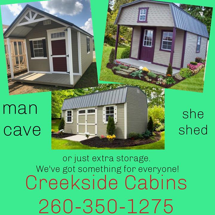 Creekside Cabins - Shed Builder - Shipshewana, IN